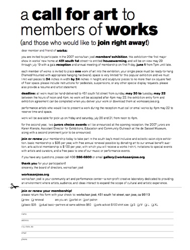 Works Member Call